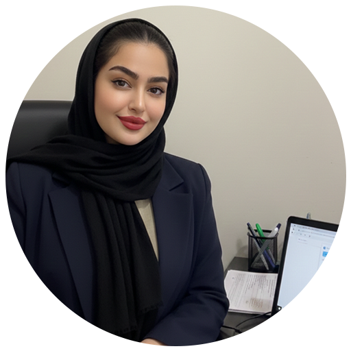 خانم نرگس افرین مسئول حسابداری